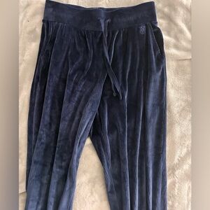 Victoria's Secret Navy Velour joggers